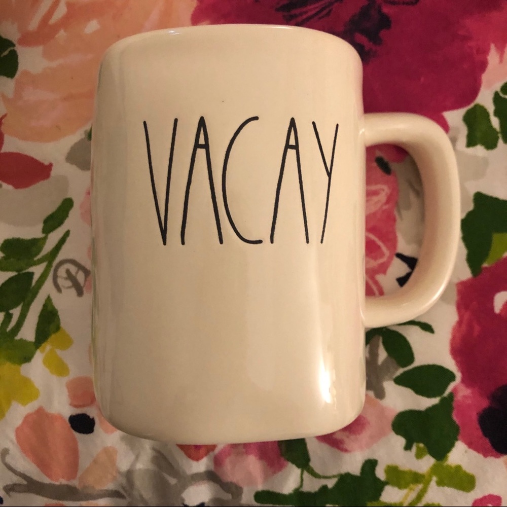 Rae Dunn Long Letter Vacay Mug